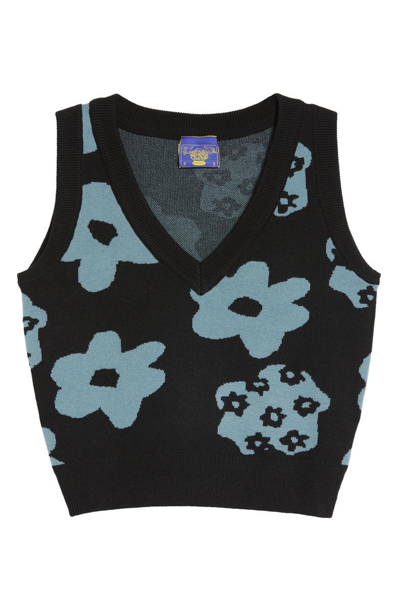 CONEY ISLAND PICNIC In Bloom Floral Sweater Vest, Alternate, color,