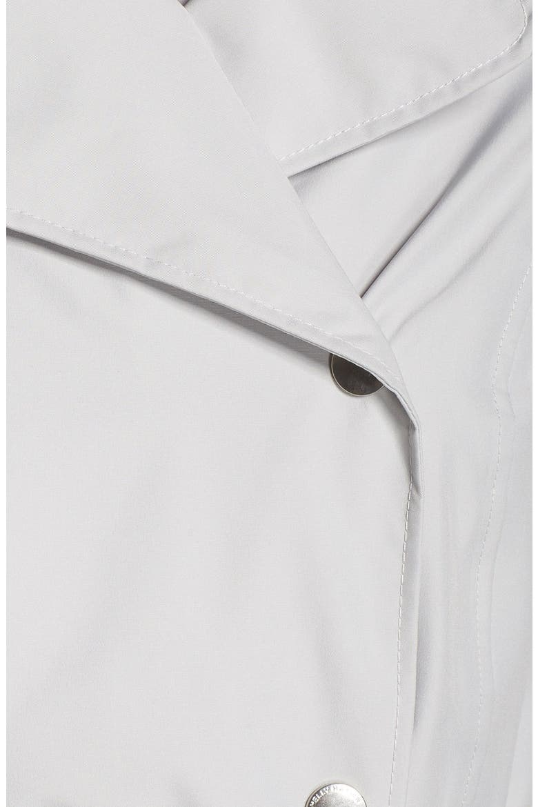 'Welsey' Insulated Waterproof Trench Coat, Alternate, color, LIGHT GREY