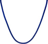 BY ADINA EDEN Colored Twisted Cotton Rope Necklace
