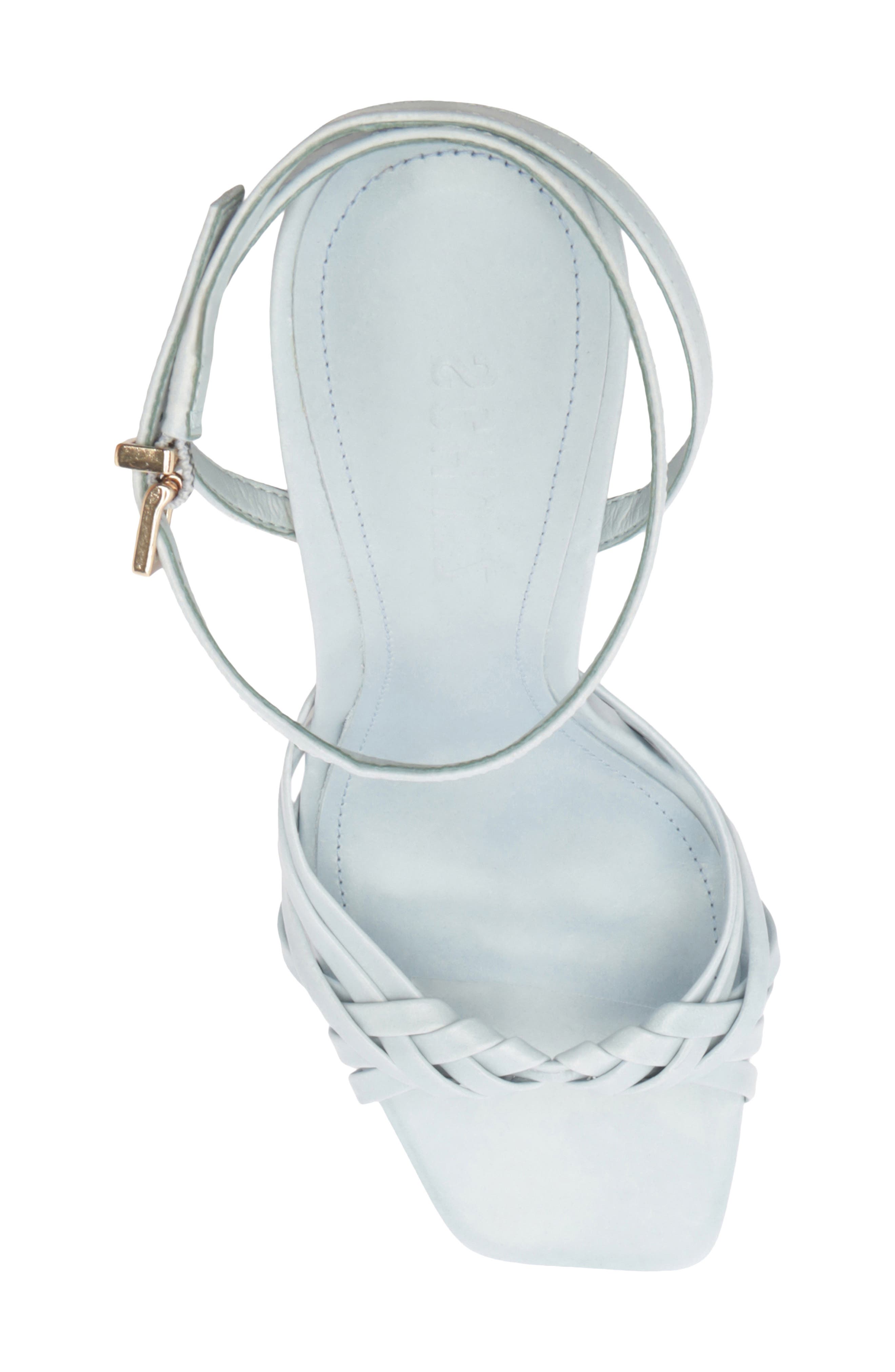 Tara Ankle Strap Sandal, Alternate, color, LIGHT AZURE
