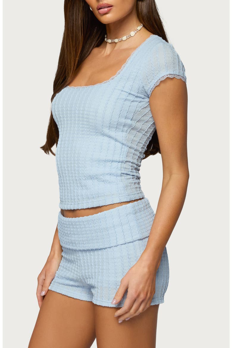 Iyara Knit Crop Top, Alternate, color, LIGHT-BLUE
