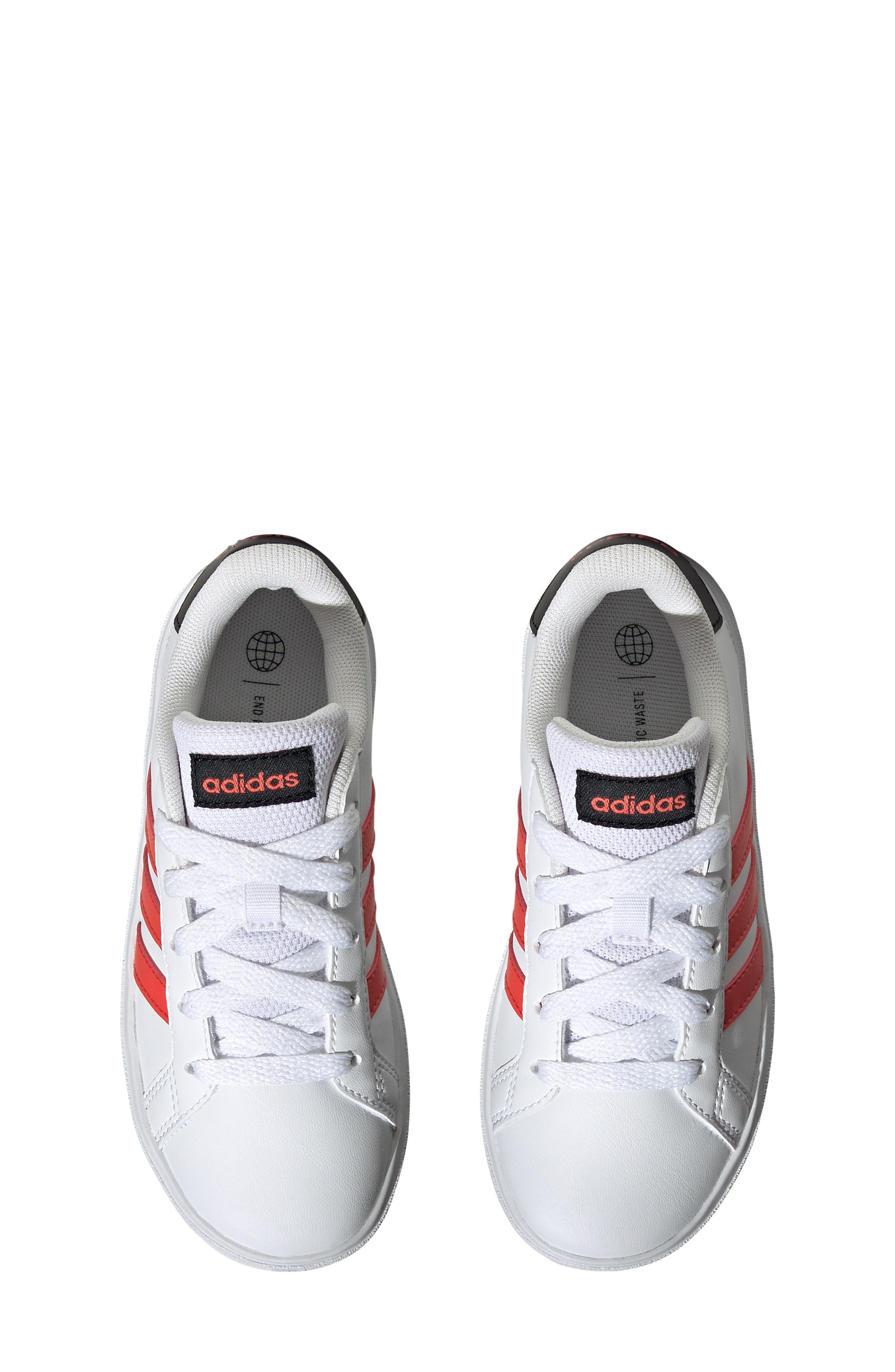 Grand Court 2.0 Sneaker, Alternate, color, WHITE/ BRIGHT RED/ BLACK