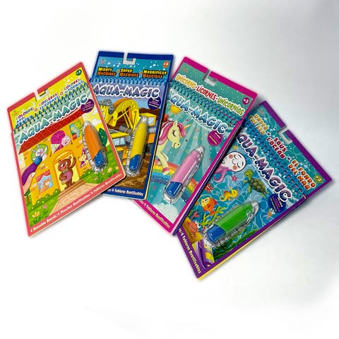 Aqua Magic Bundle 4 Pack, Assorted Reusable Books