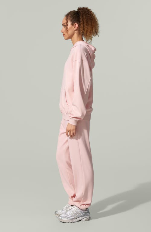 Lilysilk Seamflow Douceur Hoodie In Pink