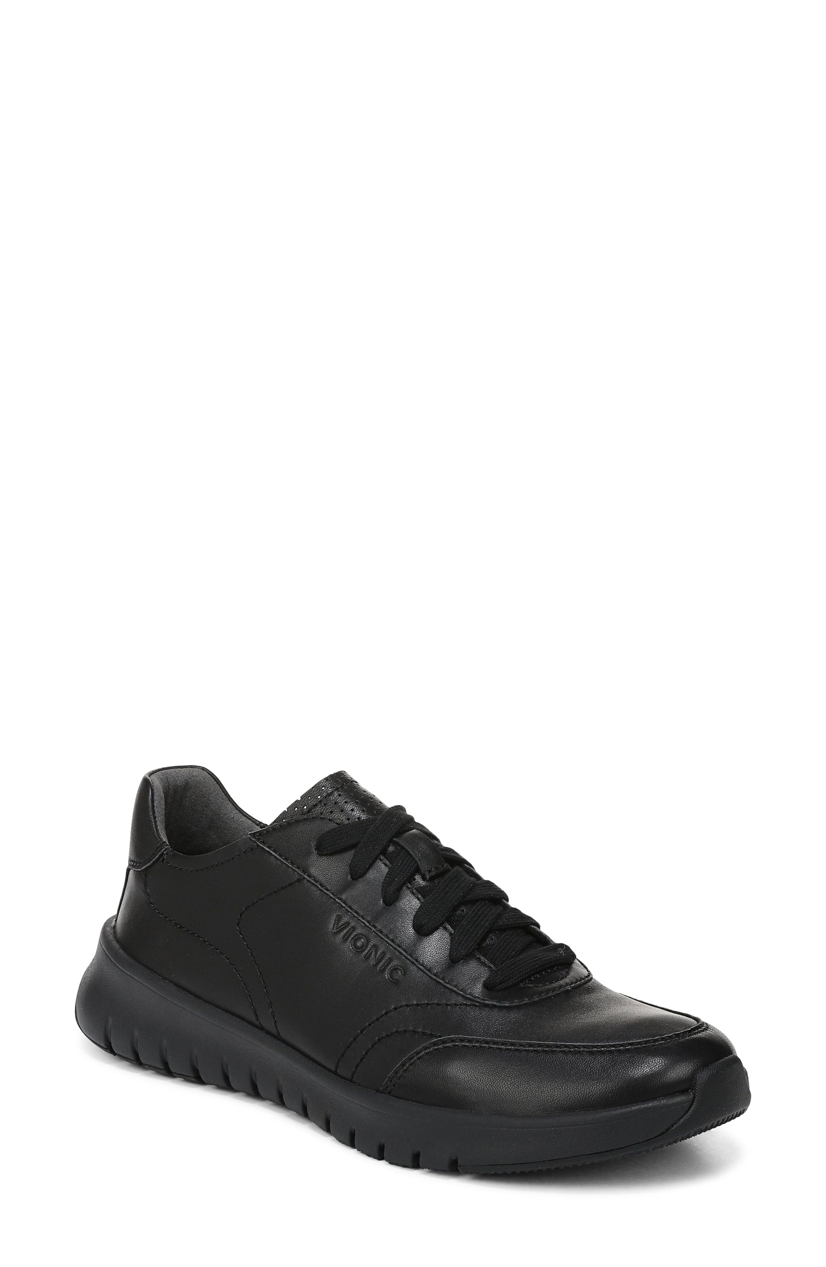 Vionic Uptown Sneaker - Wide Widths Available, Main, color, Black/ Black