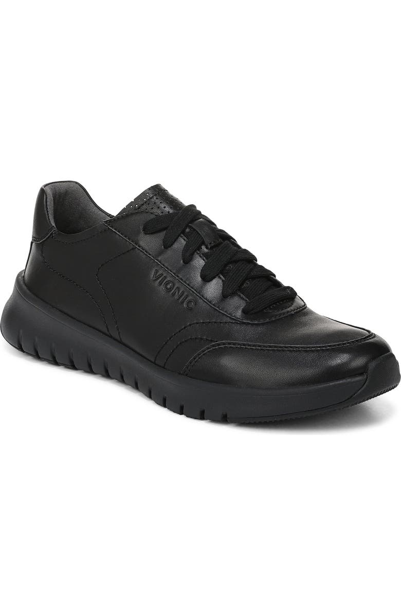 Vionic Uptown Sneaker - Wide Widths Available, Main, color, Black/ Black