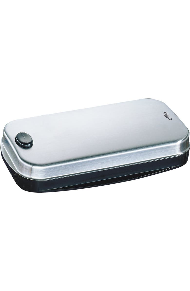 CILIO Premium Handheld Table Crumb Remover, Stainless Steel, Main, color, Silver