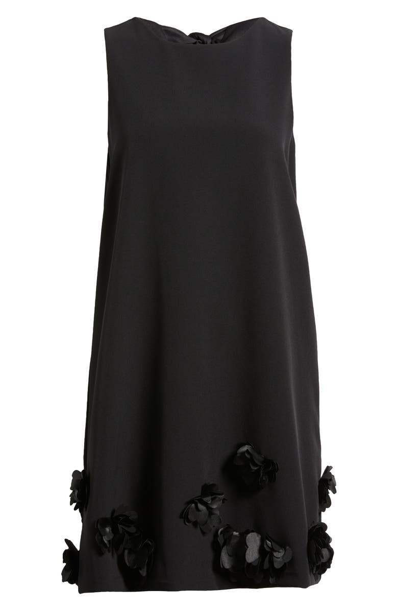 Anne Klein Rosette Bow Back Sleevless Shift Dress, Alternate, color, 