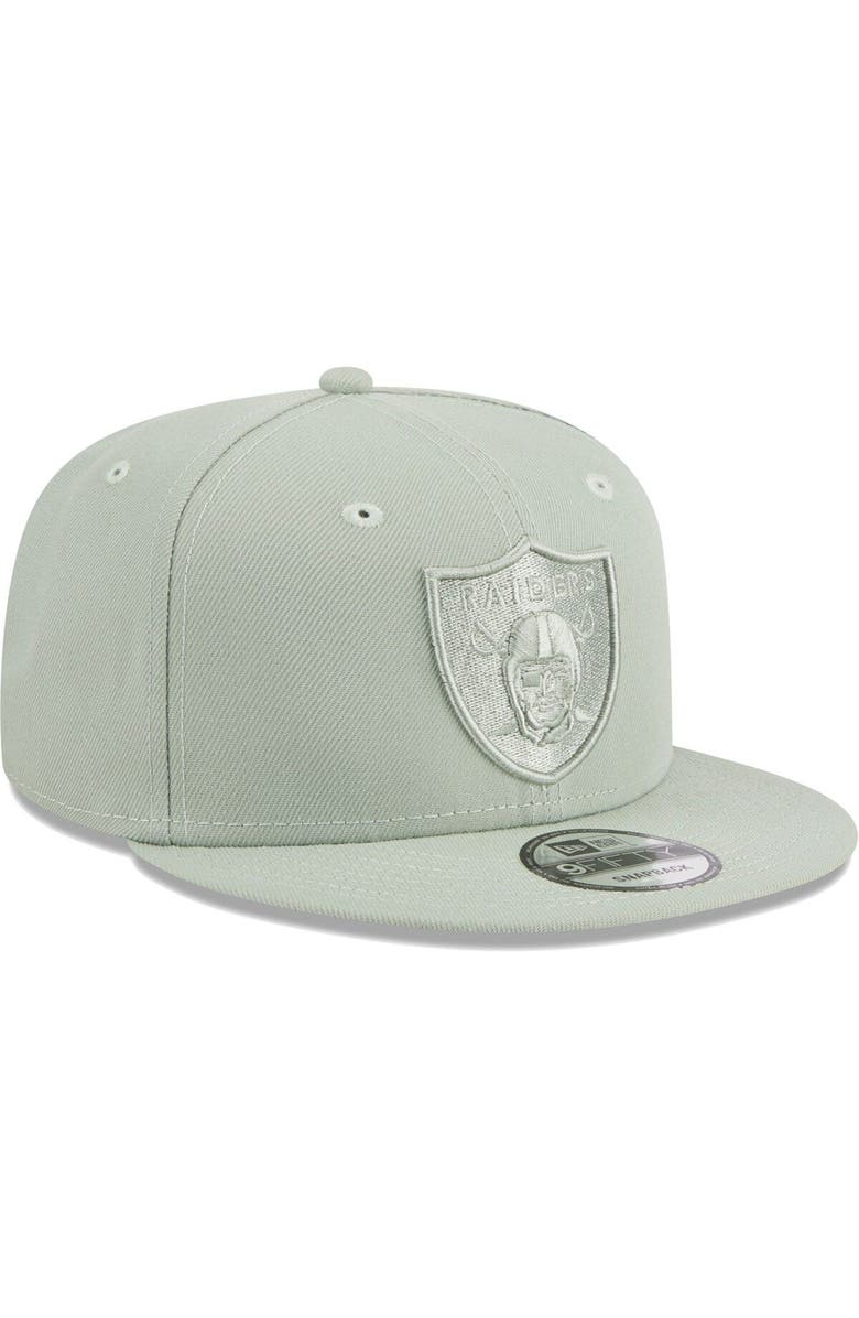 New Era Men's New Era Green Las Vegas Raiders Color Pack 9FIFTY Snapback Hat, Alternate, color,