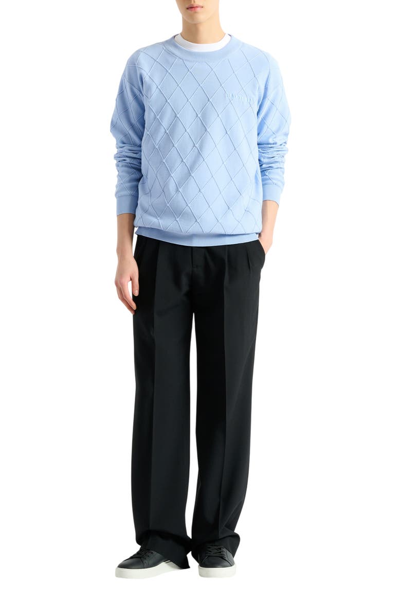 Vintage knit jumper, Main, color, blue
