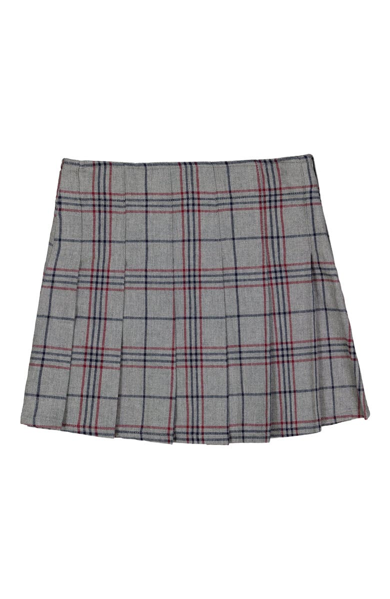 Hope & Henry Girls' Organic Pleated Buckle Skirt, Toddler, Alternate, color,