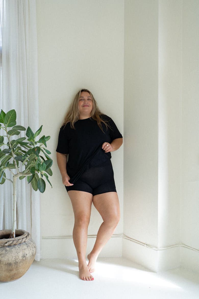 The Cool-Comf Lounge T-Shirt, Alternate, color, Matte Black