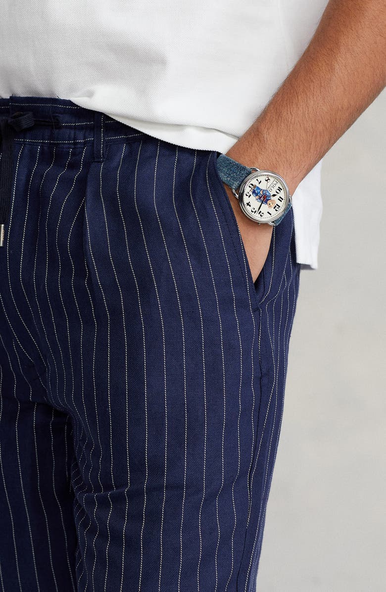 Polo Ralph Lauren Tailored Linen Blend Pants, Alternate, color, 