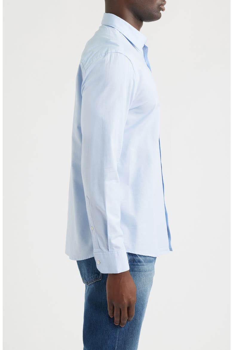 Cotton Blend Button-Up Shirt, Alternate, color, WINDSURFER