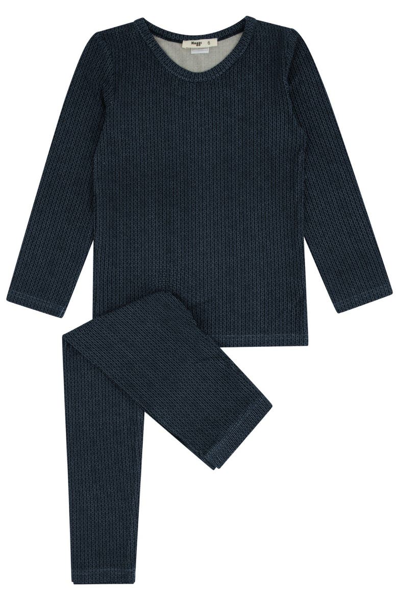 Ombre Printed Loungewear Set, Main, color, Blue Print