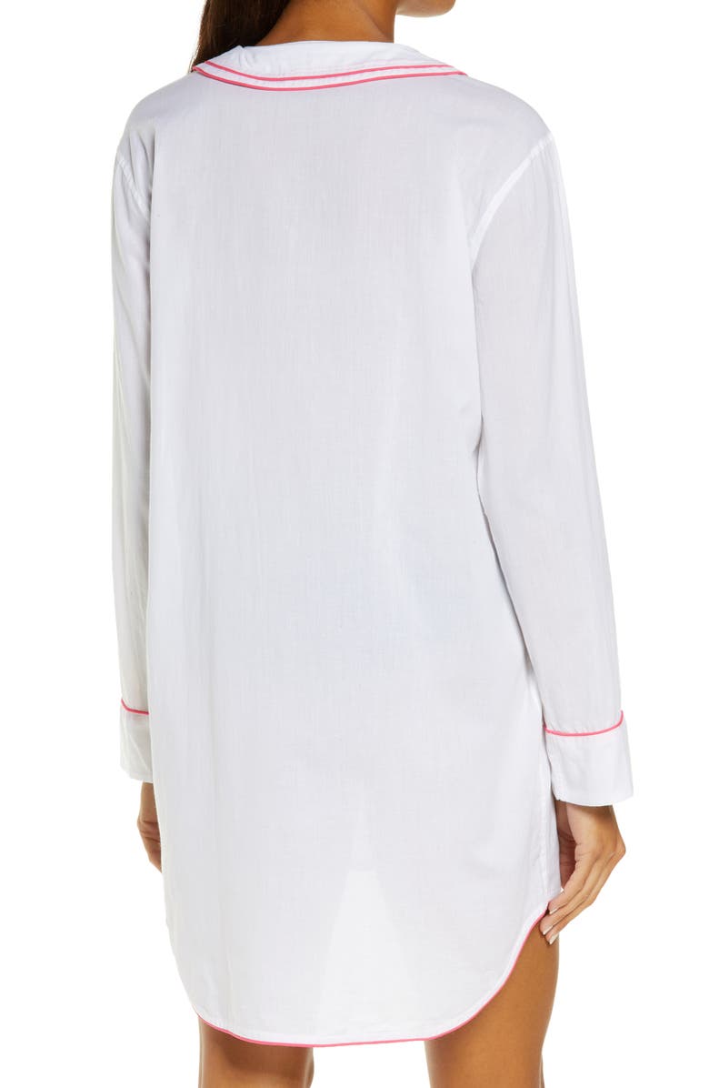 Sant and Abel Sant & Abel Cambric Cotton Nightshirt, Alternate, color, 
