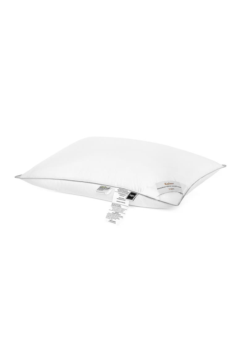 Kaiser Mazurian goose down pillow, Main, color, White