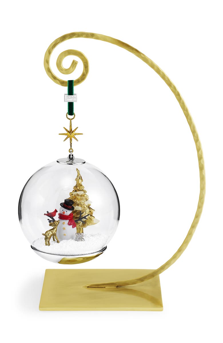 Michael Aram Snowman First Friends Snow Globe Ornament, Alternate, color,