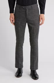 Tahari Houndstooth Slim Fit Dress Pants