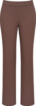 HOUSE OF CB Chiara Straight Leg Crepe Trousers