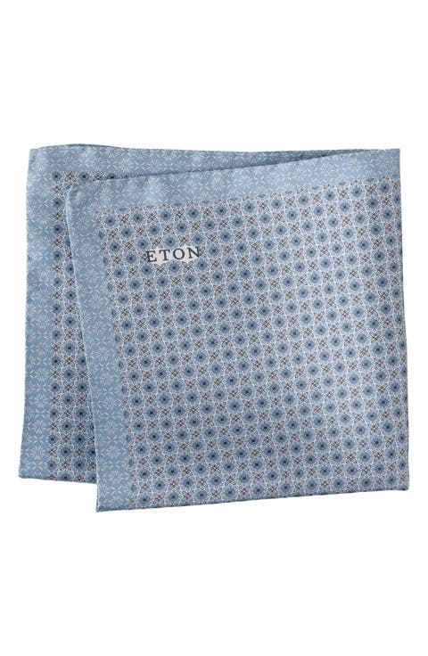 Geometric Silk Pocket Square