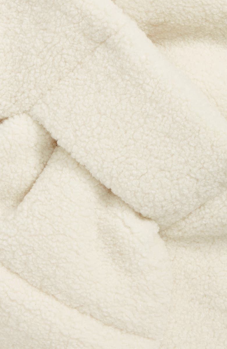 BP. Faux Shearling Puffer Scarf, Alternate, color,