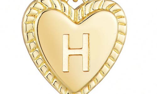 Adornia Initial Heart Toggle Necklace