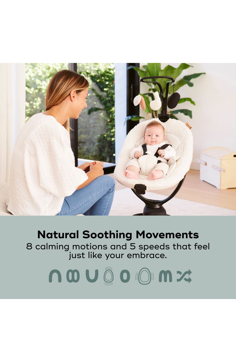 Babymoov Swoon Evolution Connect Smart Baby Swing, Alternate, color, 