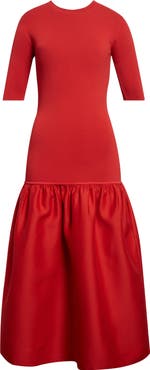 TOTEME Twinflower Flounce Sweater Dress