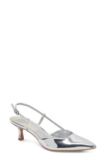 Dolce Vita Odela Pointed Toe Kitten Heel Slingback Pump