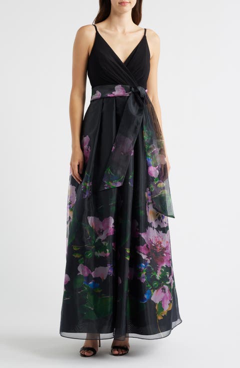 ◆Eliza J スリークォータースリーブイリュージョンヨークドレス Shop Eliza J Online | Nordstrom