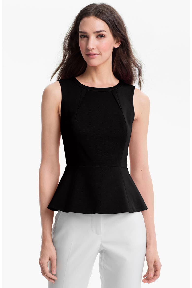 Peplum Top, Main, color, BLACK