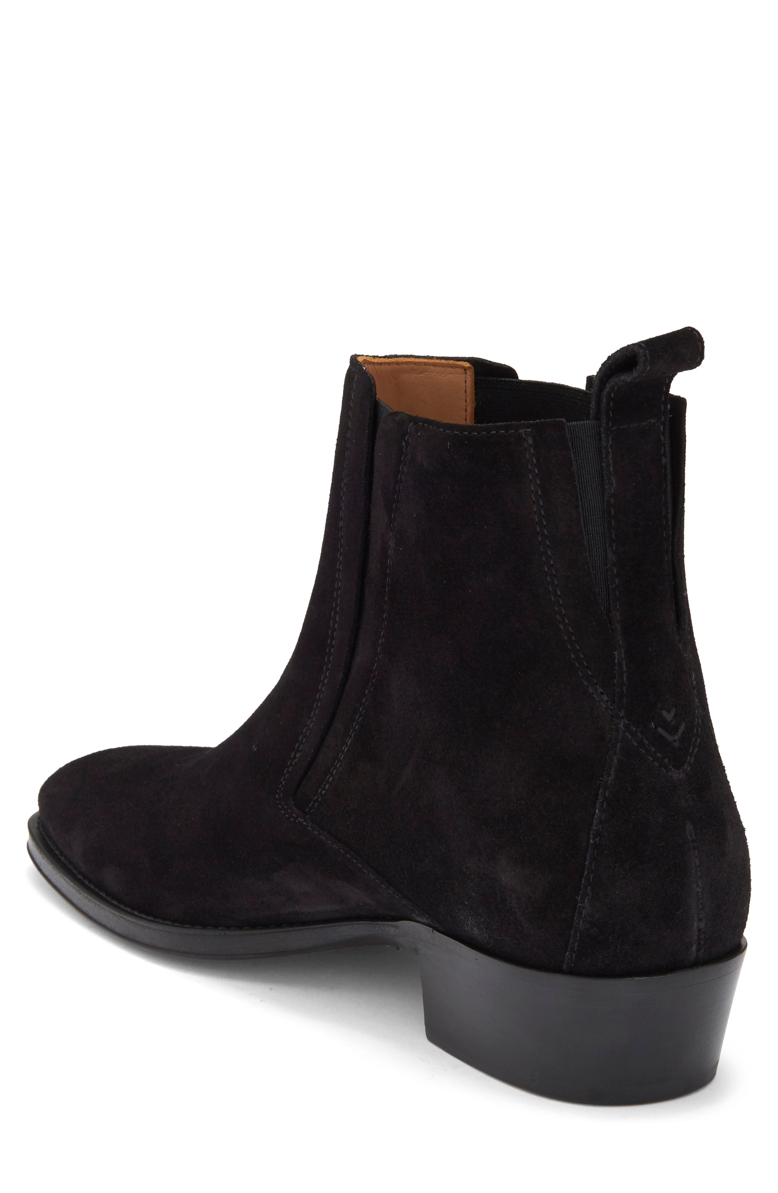 John Varvatos Ludlow Chelsea Boot, Alternate, color, Black