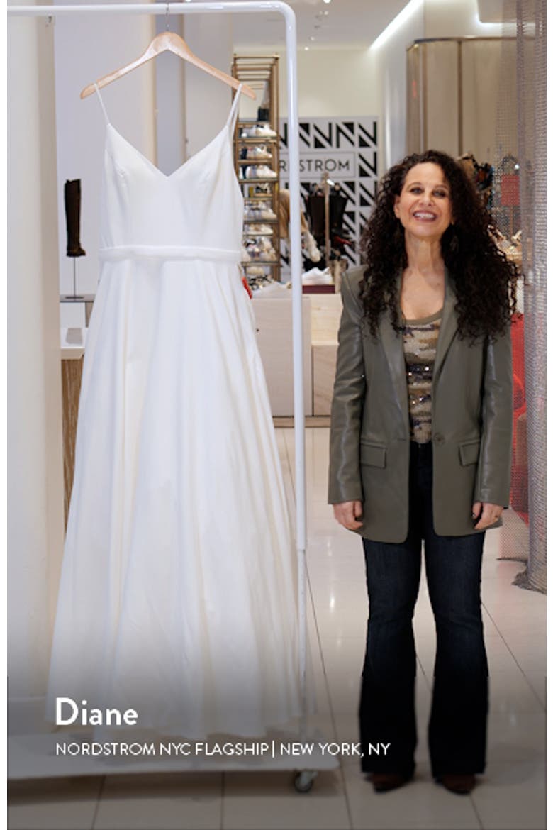 Classic Sleeveless A-Line V-Neck Ballgown video