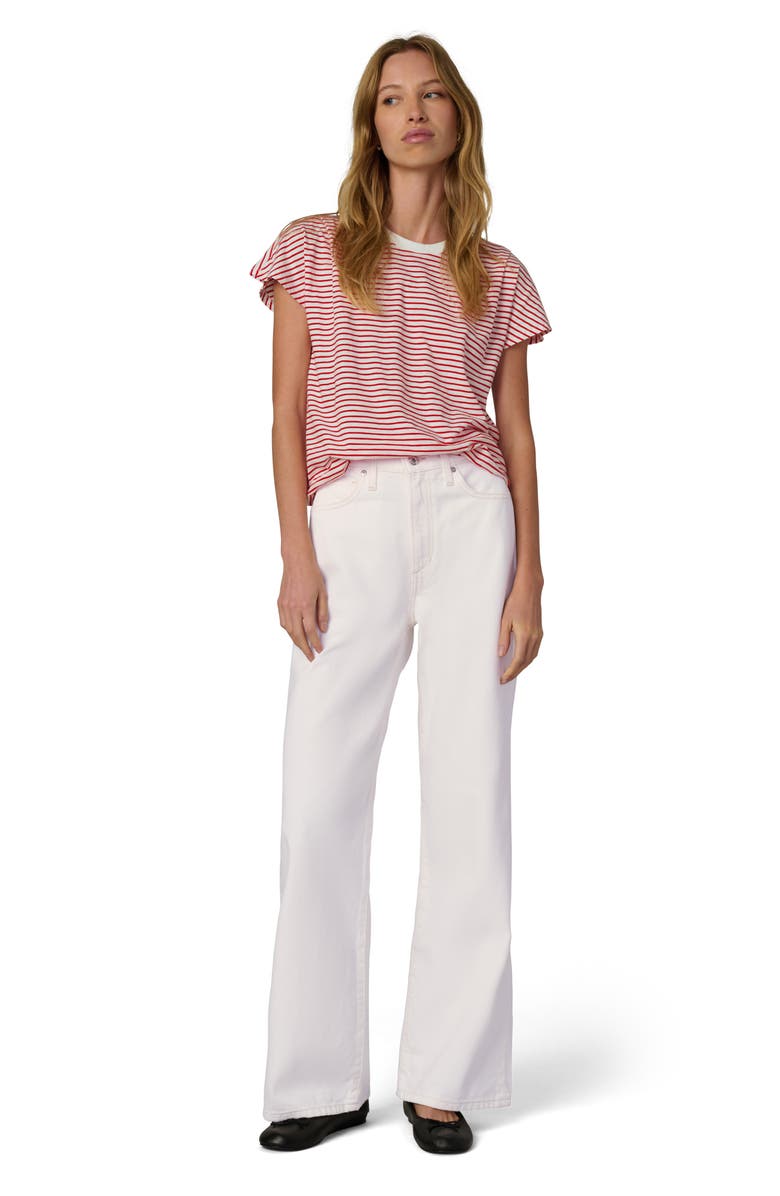 Joe's The Bubble T-Shirt, Alternate, color, Cherry Red/ White S