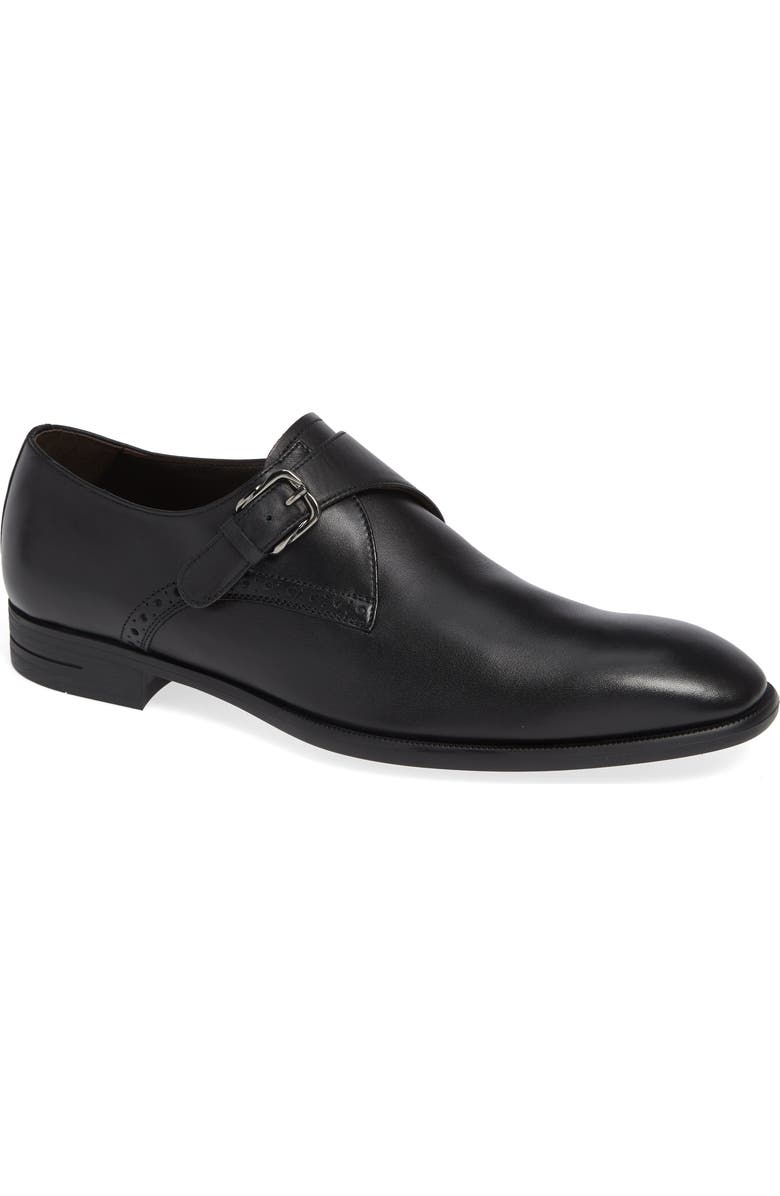 ZEGNA Single Strap Monk Shoe, Main, color,