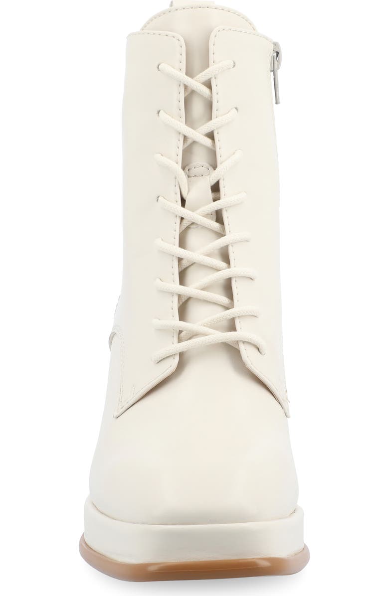 Journee Collection Kalandi Bootie, Alternate, color, Bone