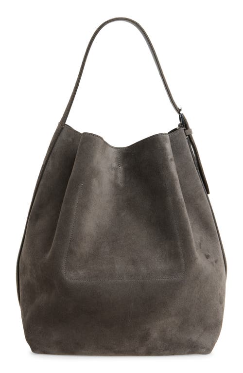 Totême Toteme Belt Strap Suede Hobo Bag