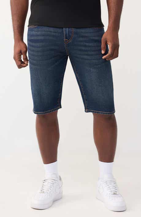 True Religion Ricky T-Flap Pocket Denim Shorts