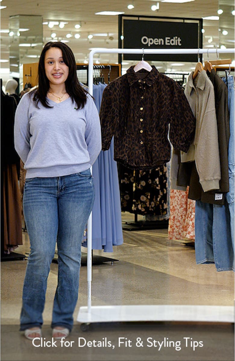 Nancy Bishop Sleeve Denim Top, sales video thumbnail