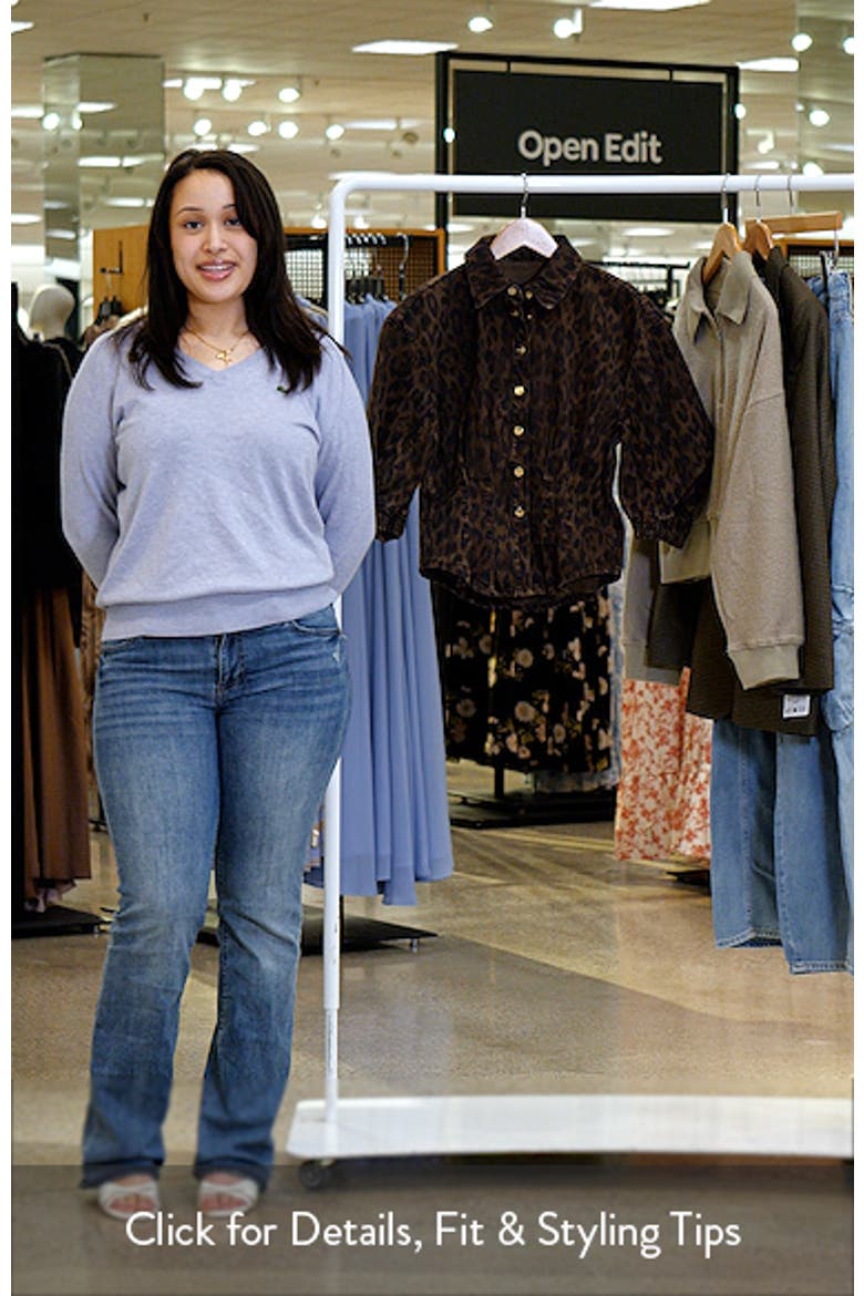 Nancy Bishop Sleeve Denim Top video