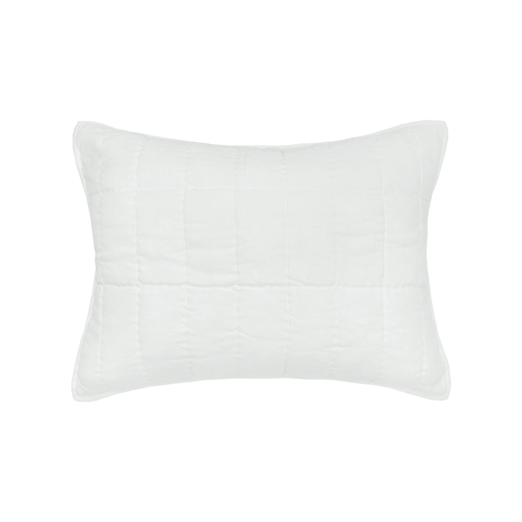 Elisabeth York Odine Dove Standard Sham Decor In White