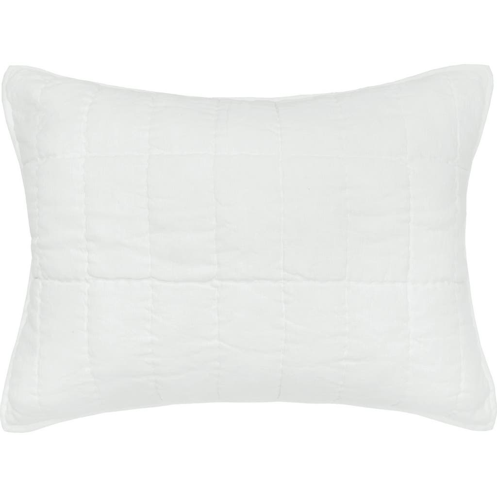 Elisabeth York Odine Dove Standard Sham Decor In White