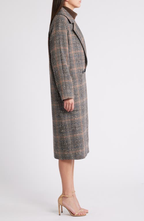 Hugo Boss Boss Calodino Plaid Coat In Multi Plaid
