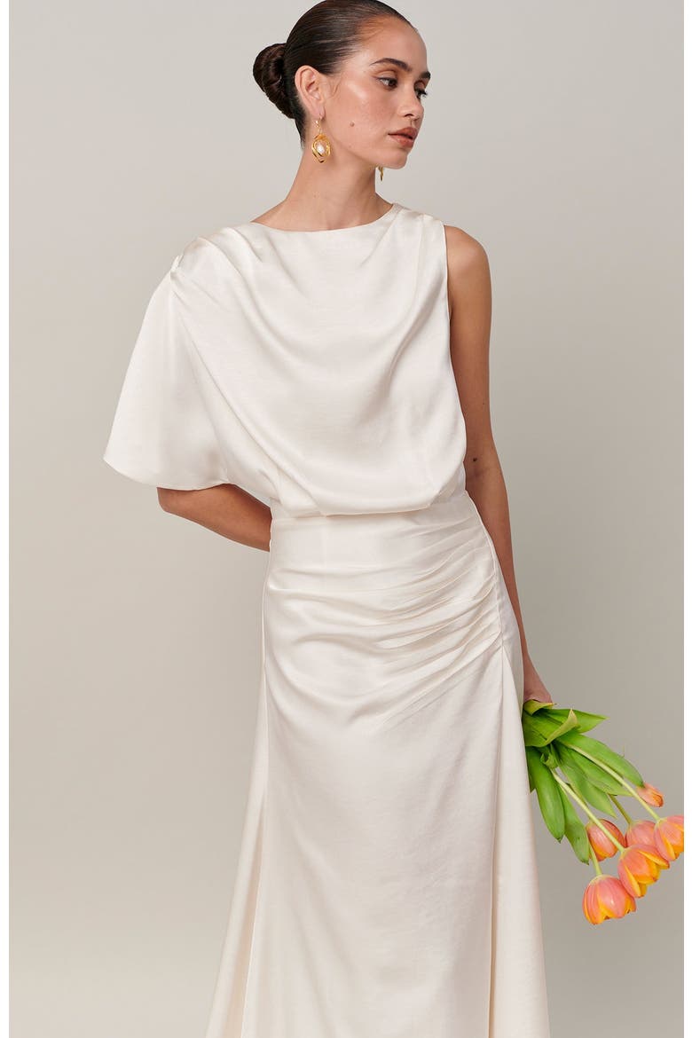 Harmony Gown, Alternate, color, Off White