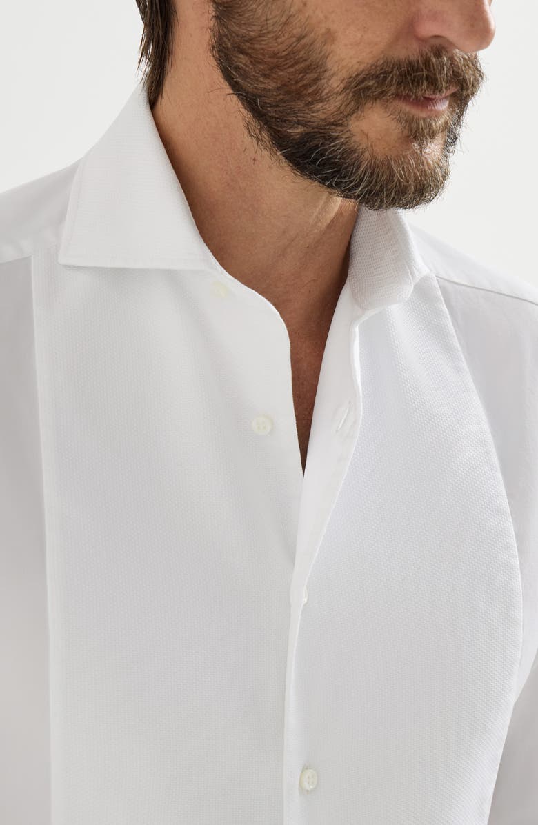 Brunello Cucinelli Slim fit shirt, Alternate, color, White