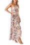 Kleo Floral Print Asymmetric Cocktail Dress