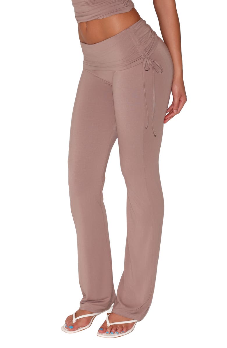 Tiger Mist Halona Flare Leg Jersey Pants, Alternate, color, 