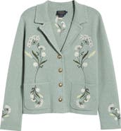 Pendleton Souvenir Floral Button Front Cardigan