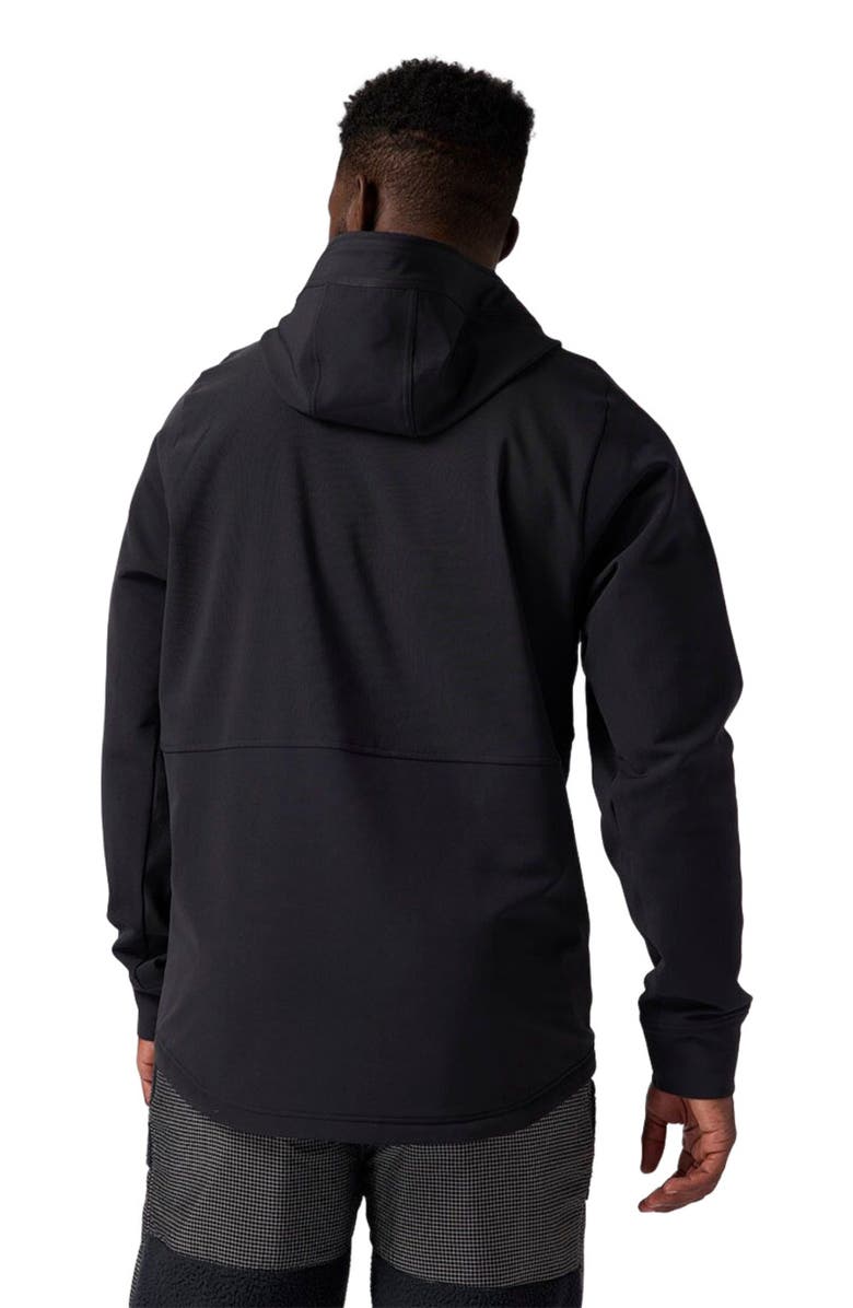 Backcountry Destination Softshell Fleece Hoodie - Men's, Alternate, color, Black